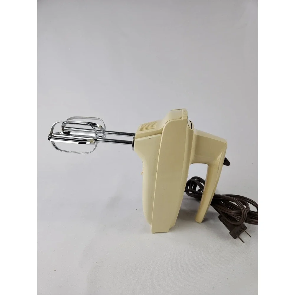 Vintage Jcpenny Mixmaster Hand Mixer Beater Fold Stir Mix‎ Beat Whip Beaters